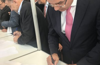 Em Brasília, prefeito de Pão de Açúcar participa de cerimônia de adesão ao programa "Internet para Todos”