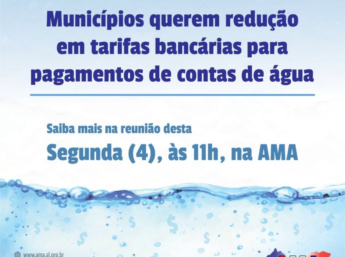 Municípios querem reduzir tarifas bancárias para contas de água