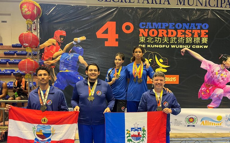 Caminhos do Esporte: delegação alagoana de Kung Fu conquista 42 medalhas em regional da modalidade