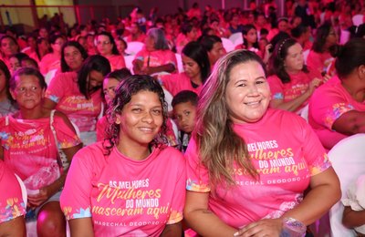 Prefeitura de Marechal celebra o Dia da Mulher e reúne mais de 600 mulheres dos Programas Sociais 