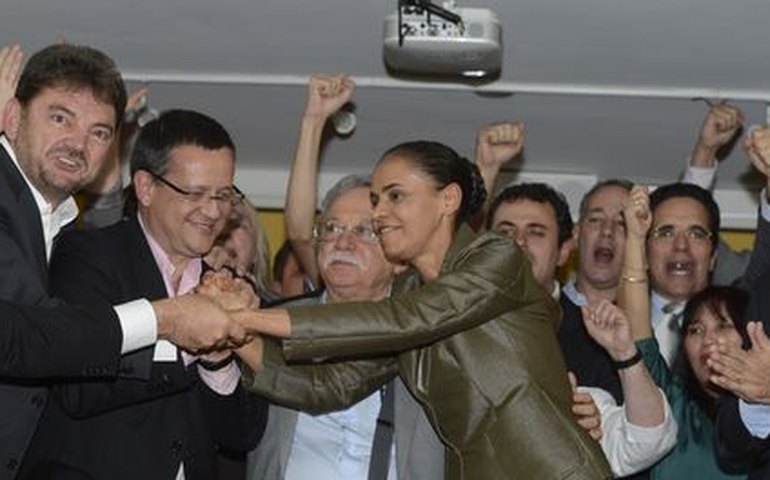 PSB oficializa chapa com Marina e Beto Albuquerque na disputa presidencial