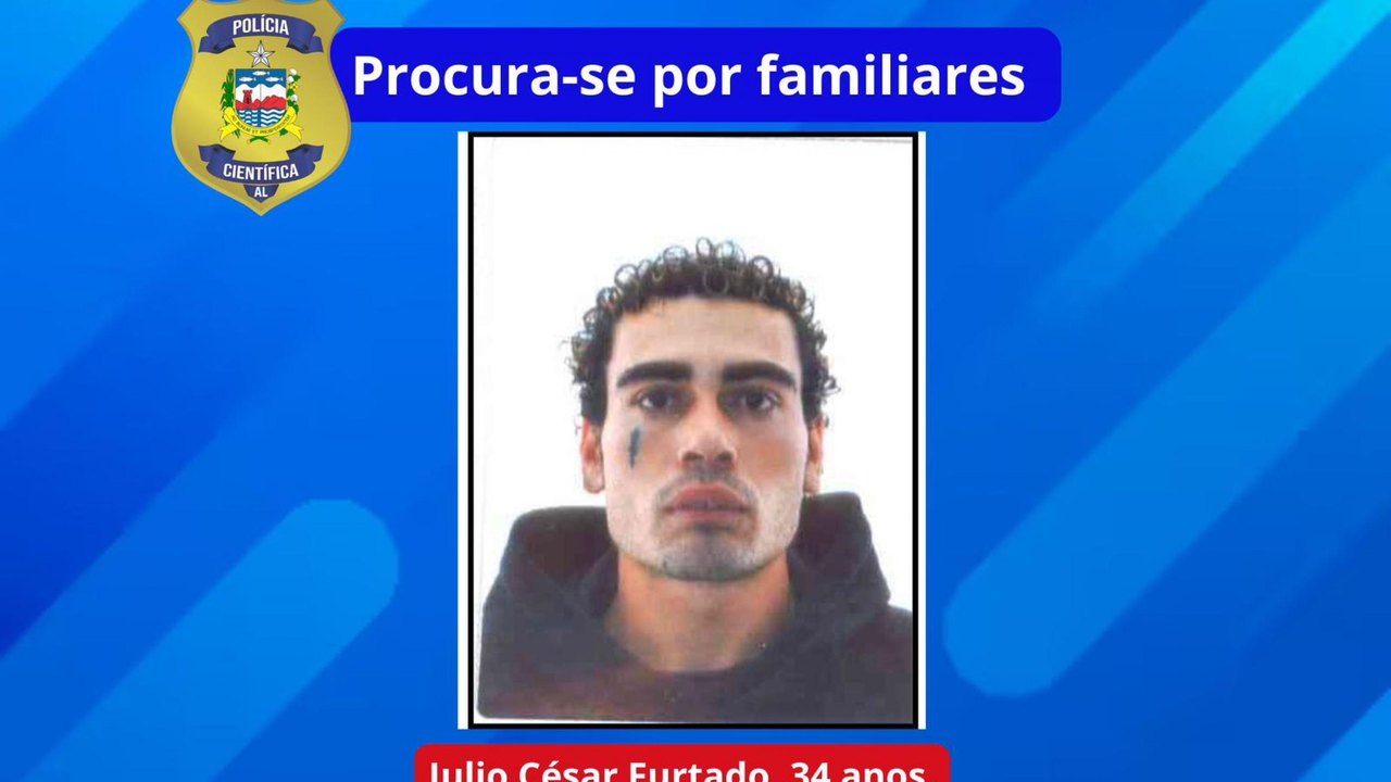 IML de Arapiraca convoca familiares de Julio César Furtado para liberação do corpo