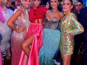 Layla Monteiro , Thassia Naves, Silvia Braz e Carol Buffara
