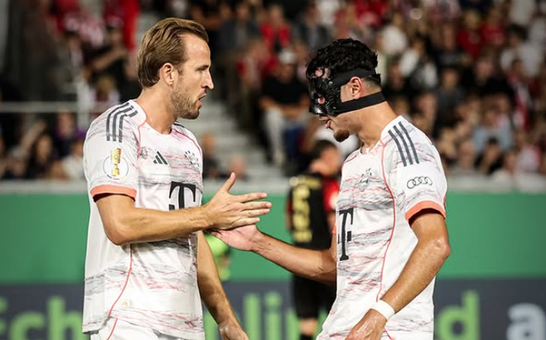 Bayern sai na frente, passa sufoco, mas garante vaga na Copa da Alemanha graças a Harry Kane