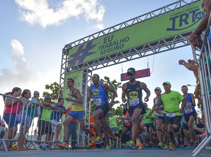 Inscrições abertas para a 3ª Corrida TRT/AL Trabalho Seguro