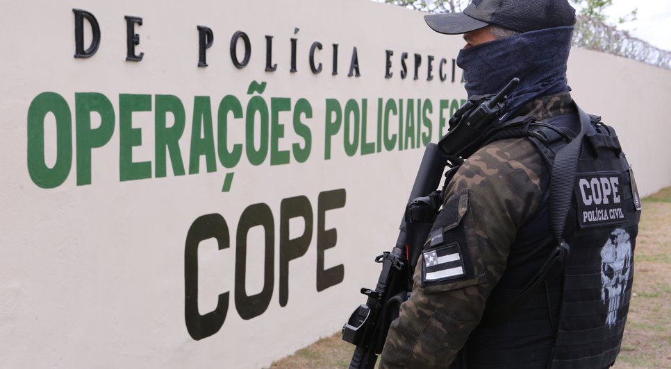 COPE FACHADA POLICIAIS (4) / Foto: Foto: SSP