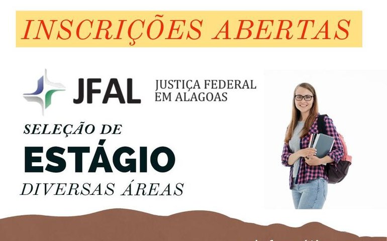 Justiça Federal abre seleção de estagiários para diversas áreas