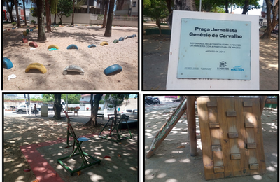 Aldo Loureiro pede ao município manutenção de brinquedos na Praça Jornalista Genésio de Carvalho