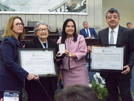Virgínia Lyra é homenageada na Assembleia Legislativa