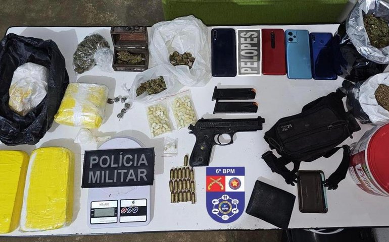 PM apreende quatro armas de fogo e drogas durante ações em Maceió e Japaratinga