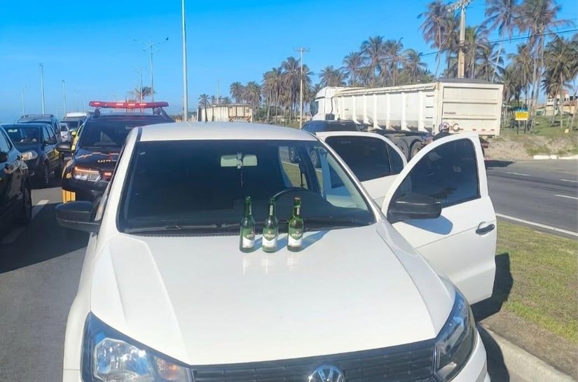 Motorista com sinais de embriaguez é preso em ação conjunta do DMTT e Guarda Municipal