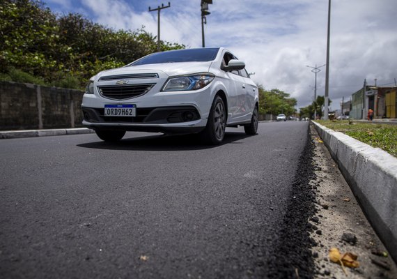 Prefeitura de Maceió finaliza pavimentação em mais um trecho da Rota da Lagoa