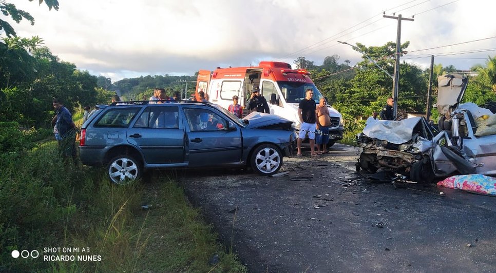 Empresário morre e duas pessoas ficam feridas após colisão em São Cristóvão / Foto: Foto: BPRv/SE