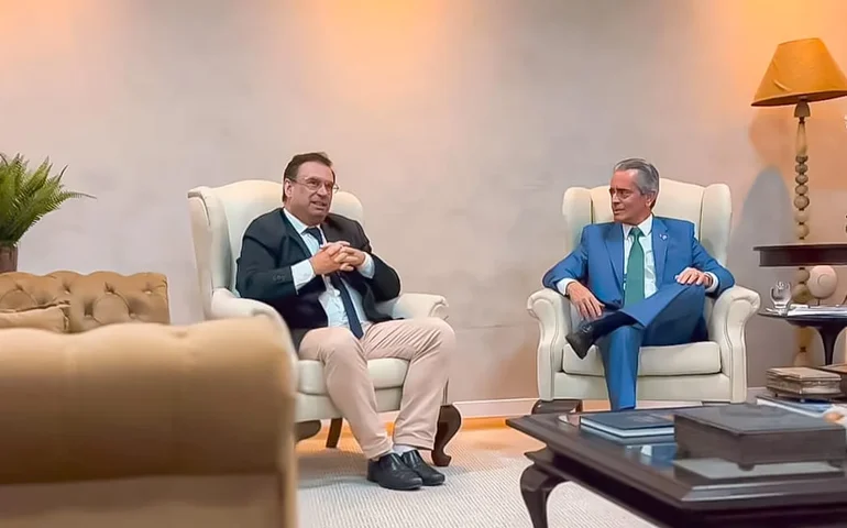 Prefeito Luciano reúne-se com o governador em exercício Fábio Bittencourt