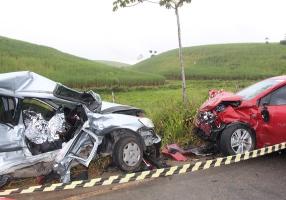 Policial morre em colisão em trecho da AL-210, próximo ao município de Viçosa