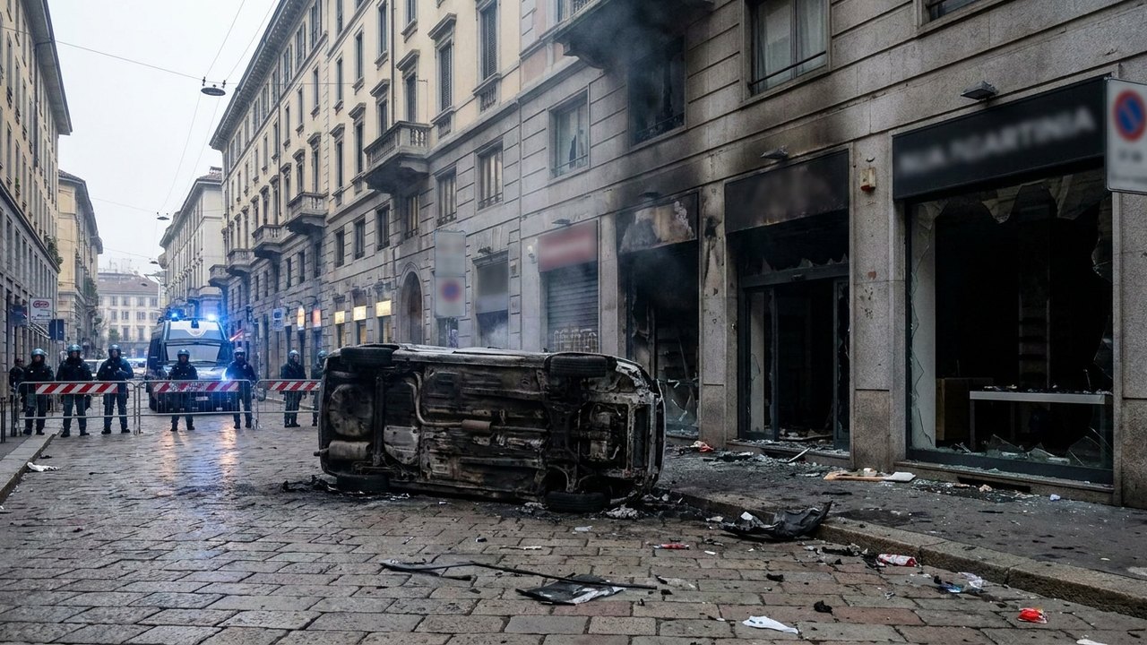 Protestos se alastram pela Europa e Milão registra saques e incêndios em manifestação