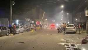 Confusão entre torcidas de futebol termina com pessoas baleadas e agredidas em Aracaju