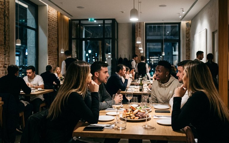 Prato de R$ 926 e jogador como sócio: saiba como é o restaurante em que Vini Jr e Virginia brigaram antes de término