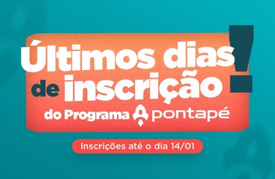 Últimos dias para as inscrição no programa de estágio Pontapé