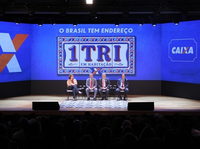 Caixa atinge R$ 1 trilhão na carteira de crédito imobiliário e consolida liderança no setor