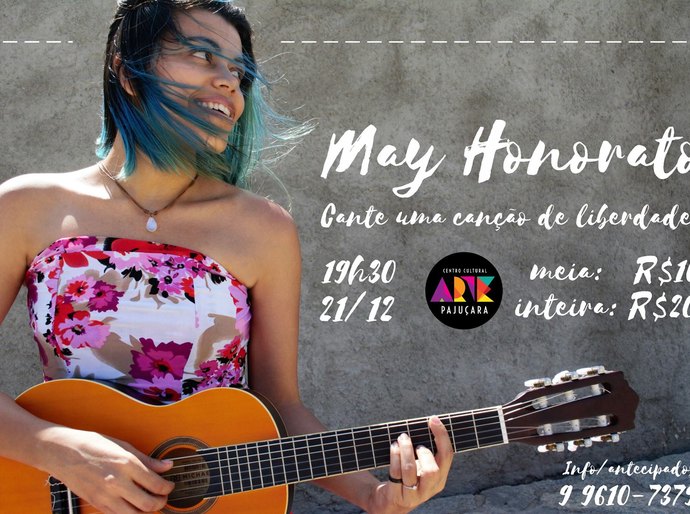 Cante uma canção de liberdade: o novo show da cantora alagoana May Honorato