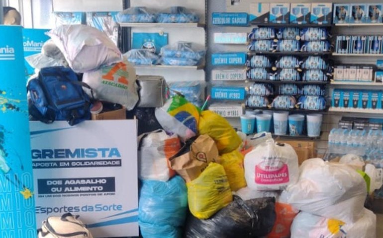 Grêmio e Inter se unem em campanha de doações às vítimas das enchentes no Sul