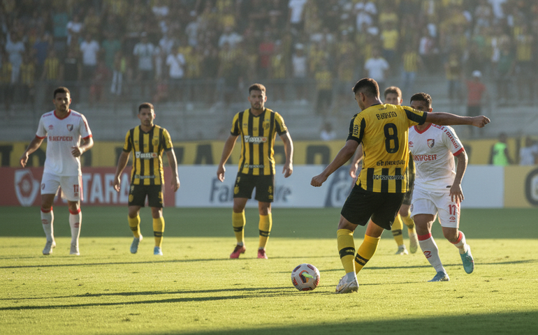 São Bernardo abre o placar, mas cede empate ao Noroeste em casa