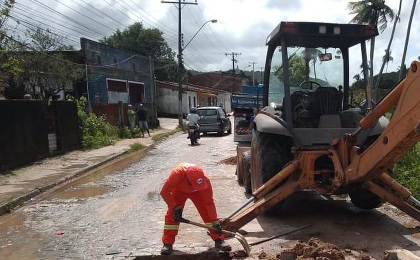 Prefeitura reforça serviços de drenagem e recapeamento