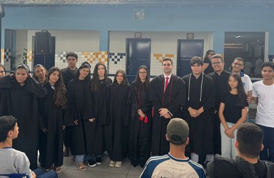 “Júri nas Escolas”: MPAL promove júri simulado sobre feminicídio com estudantes de Santana do Ipanema