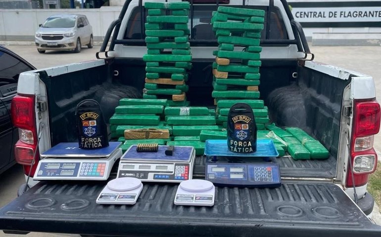 Serviço de inteligência da PM é responsável pela apreensão de meia tonelada de drogas em 2025