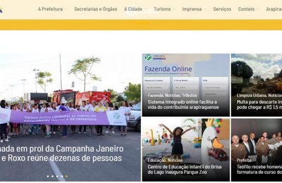 Prefeitura de Arapiraca apresenta novo site oficial à população