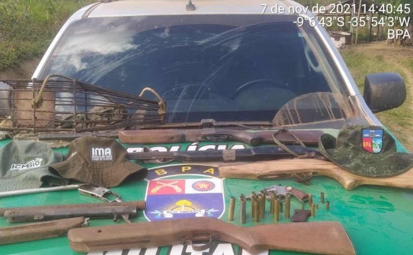 BPA registra prisões e apreensões durante ação conjunta com órgãos ambientais