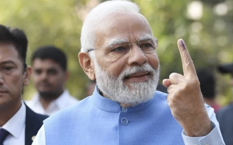Narendra Modi toma posse como primeiro-ministro da Índia pela terceira vez