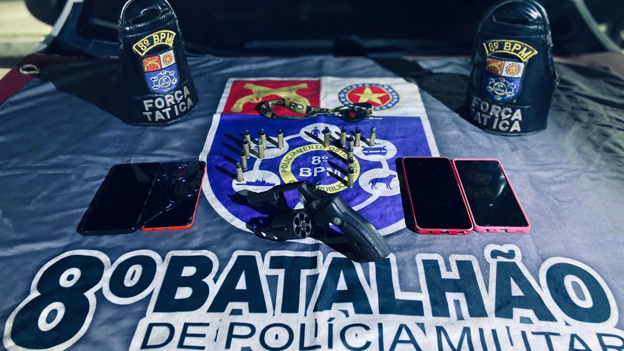 PM apreende arma de fogo, munições e drogas em ações em Maceió e Satuba
