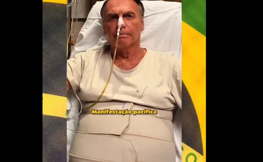 Bolsonaro convoca ato por anistia a presos de 8 de janeiro mesmo internado na UTI