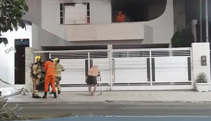 Incêndio atinge residência de idosos em Itabaiana