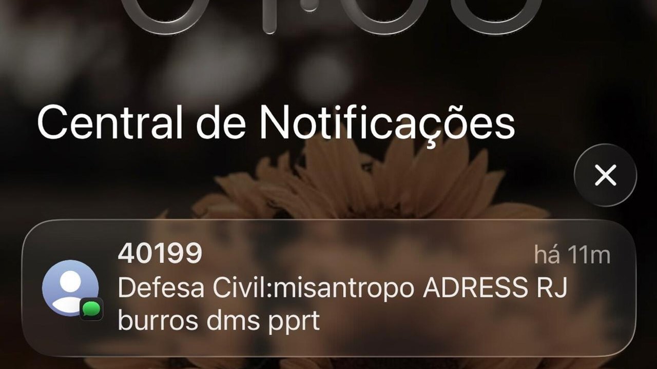 'Misantropia': sistema da Defesa Civil é invadido e dispara mensagem falsa em várias cidades