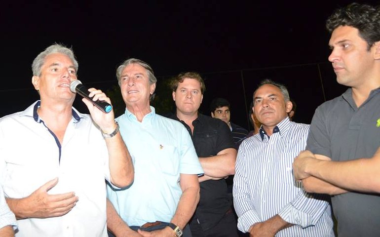 Celso Luiz é prestigiado por lideranças políticas durante entrega de obra em Canapi