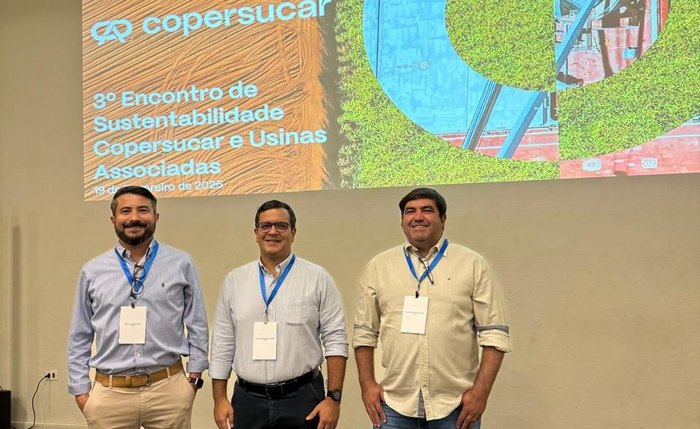 Representantes da Usina Caeté em evento da Copersucar