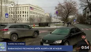 Estados Unidos fecham temporariamente embaixada na capital ucraniana