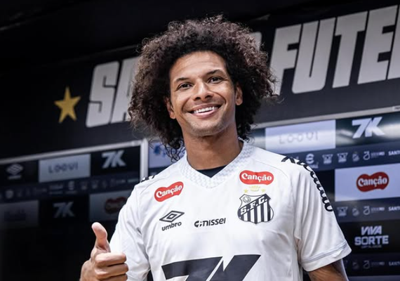 Willian Arão é registrado no BID e pode estrear pelo Santos no Brasileiro contra o Flamengo