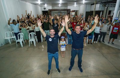 Rui Palmeira reúne apoiadores na parte alta de Maceió e destaca trabalho realizado na região