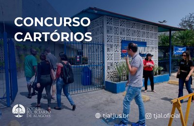 Provas do concurso dos cartórios acontecem neste sábado (21) e domingo (22)