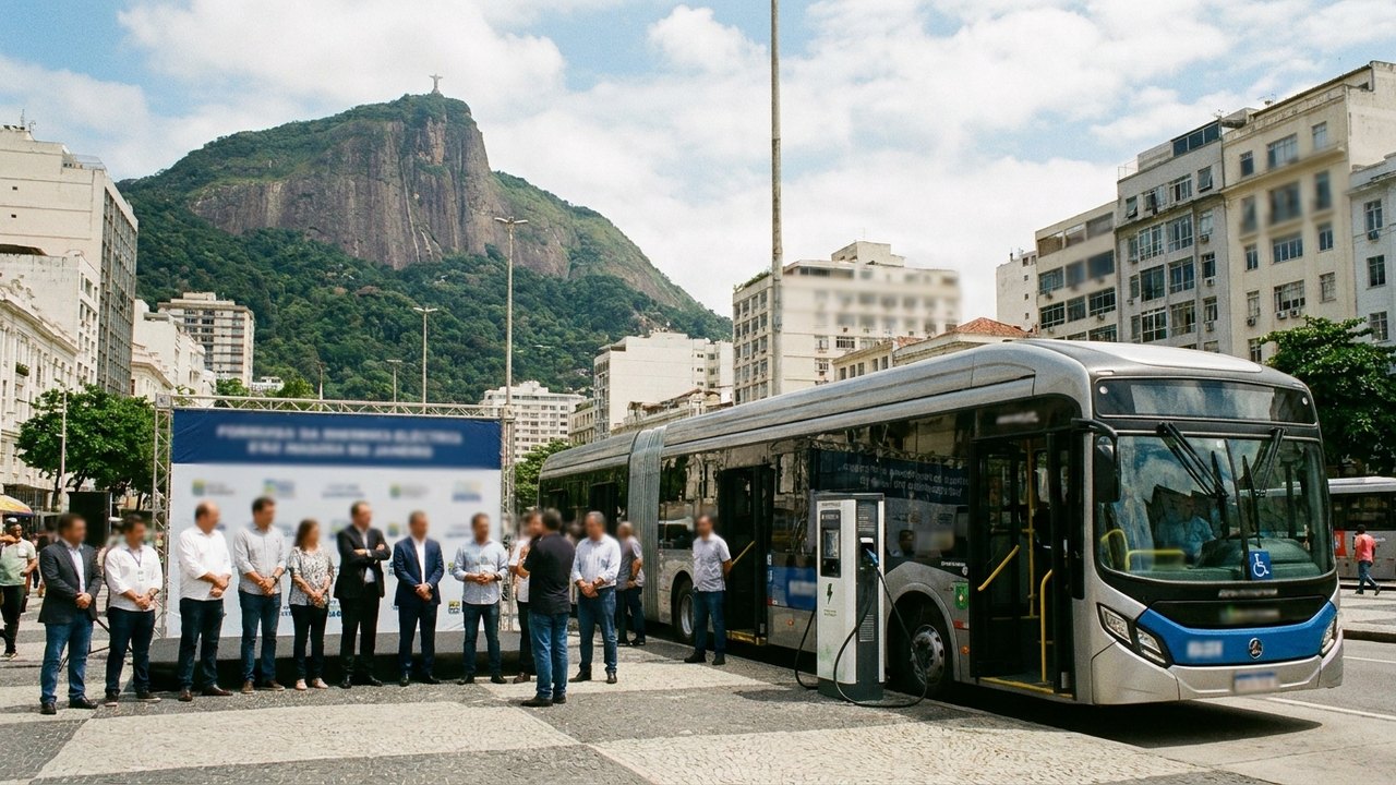 Prefeitura do Rio dará incentivo às viações que adotarem ônibus elétricos em nova fase da licitação