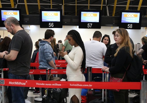 Sete voos foram cancelados nesta segunda-feira em Congonhas