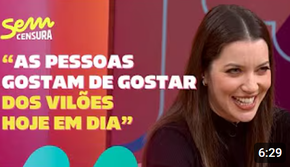 Sem Censura | Nathalia Dill fala sobre sua trajetória e sobre suas personagens