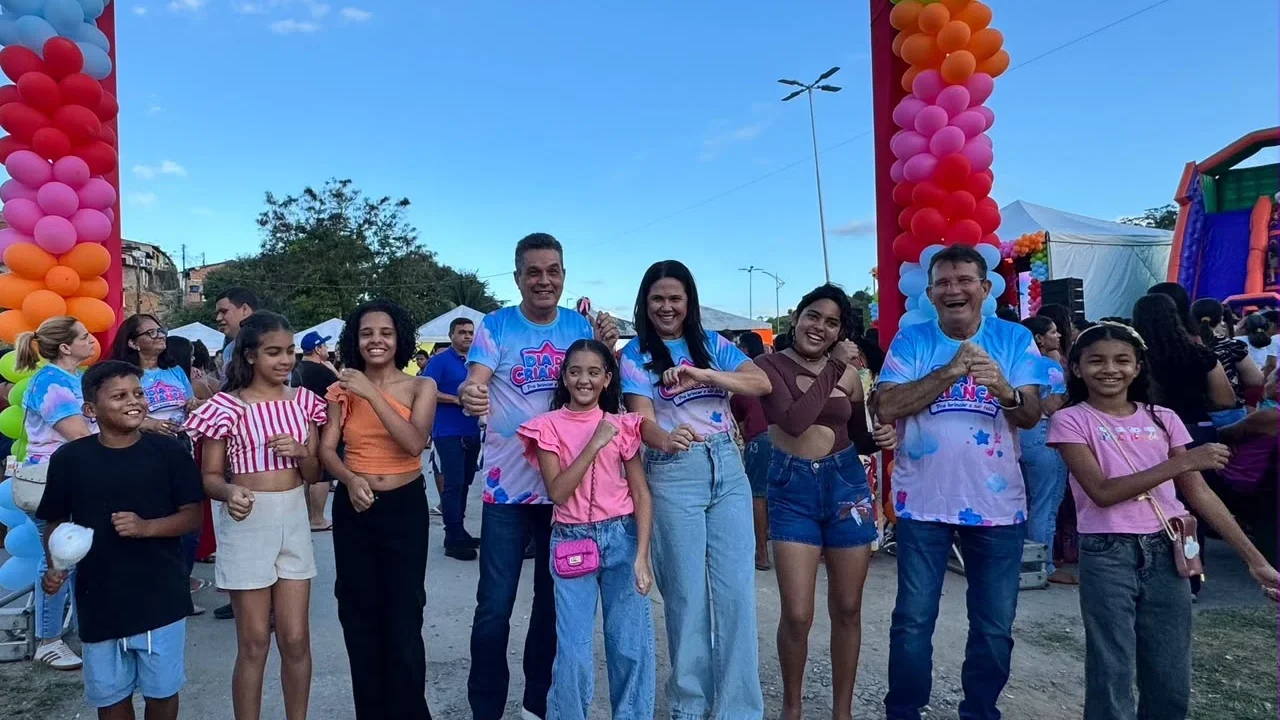 Branquinha celebra Dia das Crianças com praça lotada de alegria e diversão