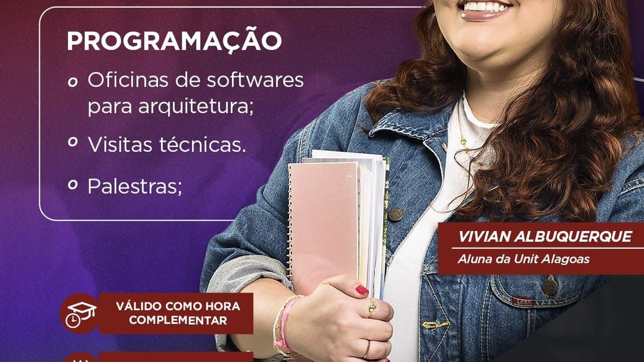 Unit Alagoas promove a 9ª Semana de Arquitetura e Urbanismo