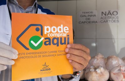 Comerciantes podem solicitar à Vigilância Sanitária selo “Pode comprar aqui”