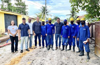 Infraestrutura: Seinfra fiscaliza andamento das obras de esgotamento no Litoral Norte do estado